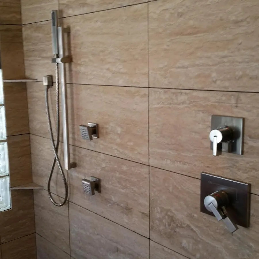 Shower fixture installation for Water Heater Replacement in Northwood